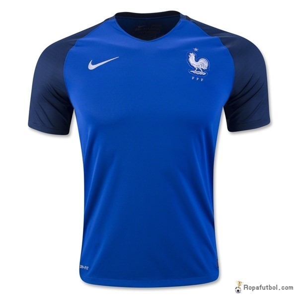 Camiseta Francia Replica Primera Ropa 2016 Azul